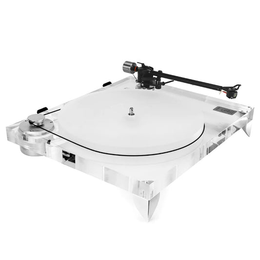 Gold Note Valore 425 Plus Transparent Acrylic without Cartridge Turntable